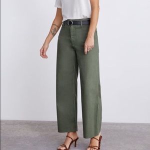 ZW PREMIUM KHAKI COATED MARINE CULOTTES